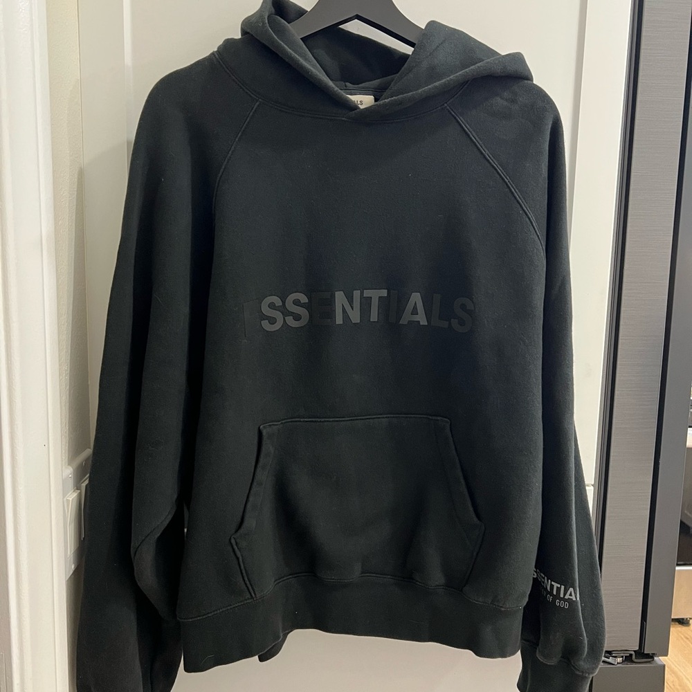 Essentials Charcoal Hoodie